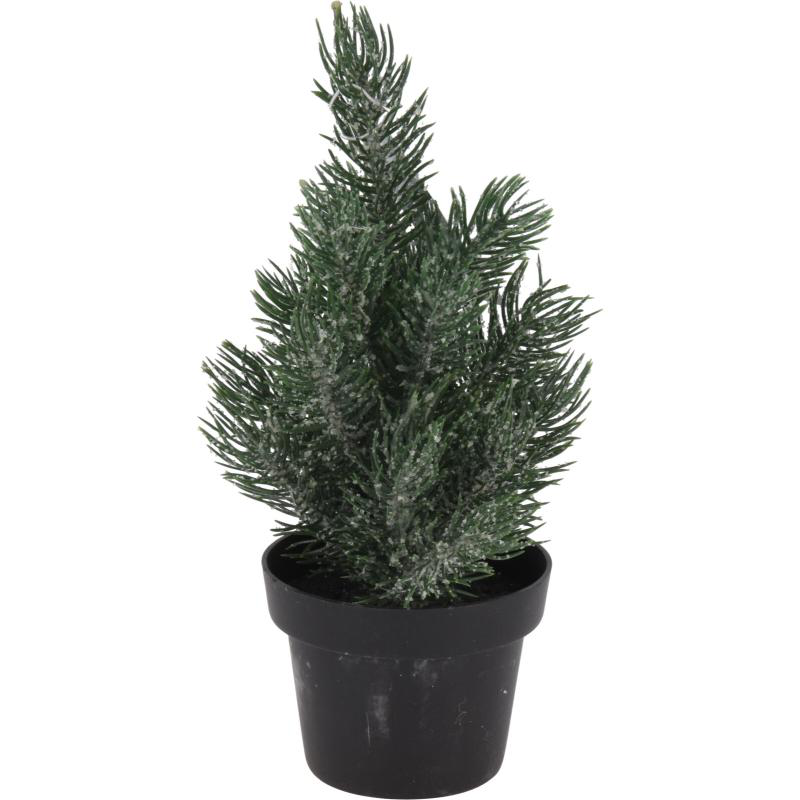 Christmas pine tree in pot 22cm - assorted designs, , medium-null