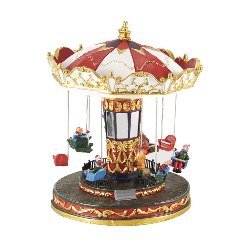 Christmas carousel 20.5x20.5x25.5cm, , medium-null