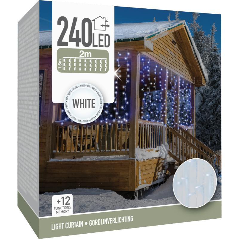 Product image: Led curtain lights 240led, , medium-null