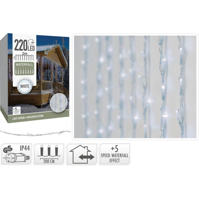 Product image: Φωτιστικο κουρτινα εξωτερικου χωρου 220led, , medium-null