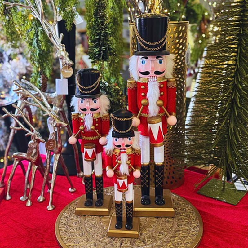 Product image: Christmas wooden soldier 30cm (1pc random selection), , medium-null