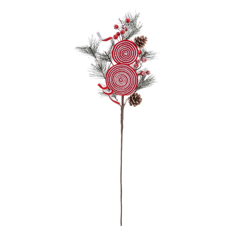 Product image: Atmosphera κοκκινο σπιραλ κλαδι compo 75cm, , medium-null
