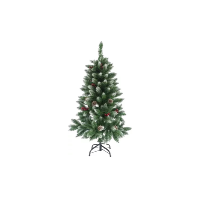 Christmas tree snowed with pine cone 180cm, , medium