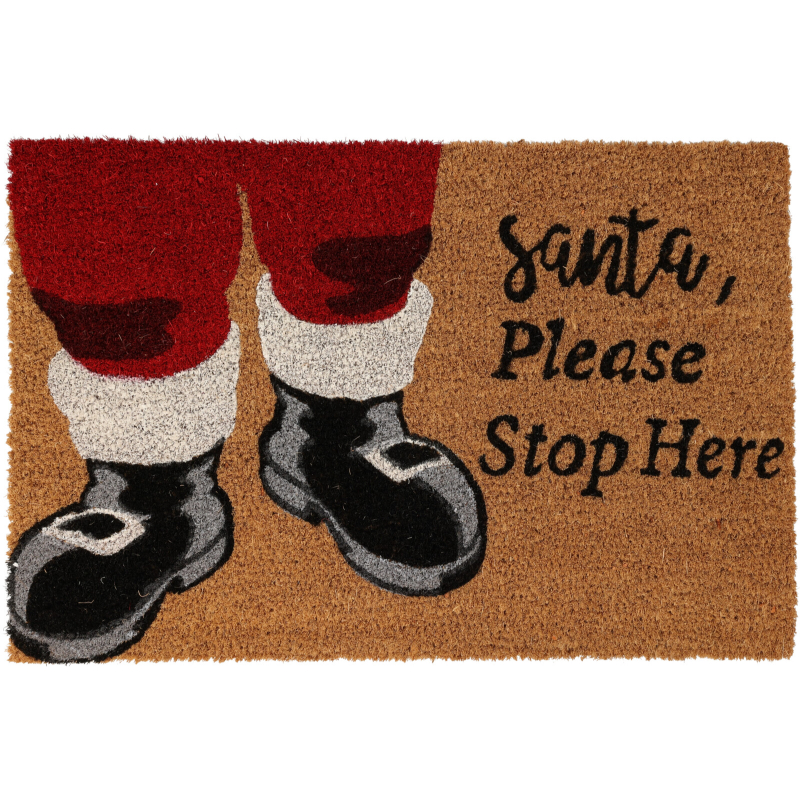 Christmas doormat 59x39x1.5cm - assorted designs, , medium-null