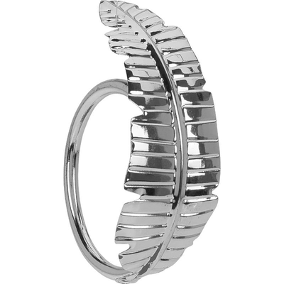 Napkin ring set 4pcs silver - assorted designs, , medium