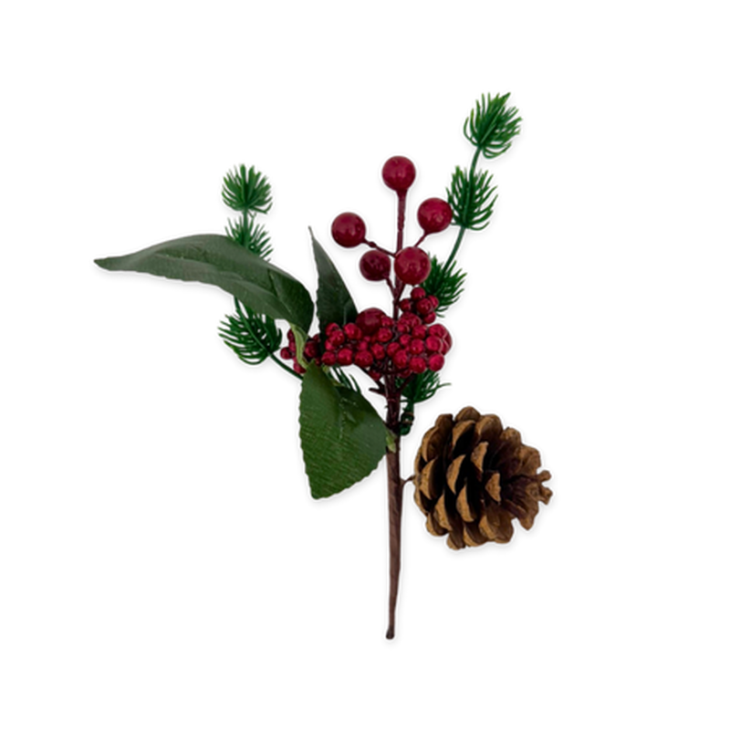 Xmas artificial stem 22cm, , medium-null