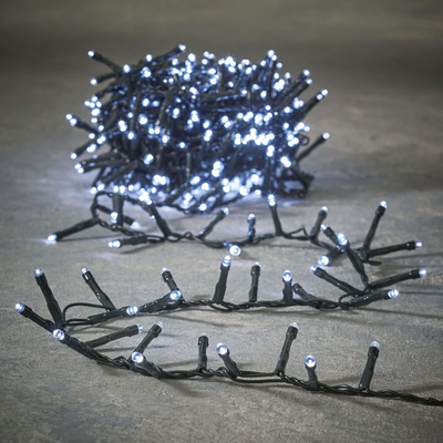 Snake light d. Green white 700led flashing ip44 with timer - l1400cm, , medium