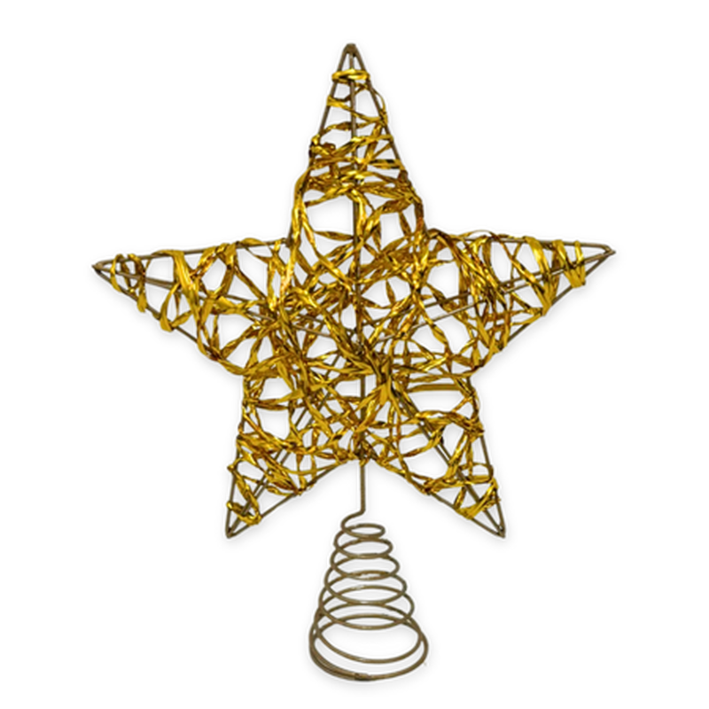 Xmas top star 20x25cm (available in 3 colours)-null