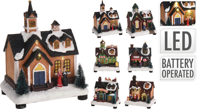Xmas scene 6ass design, , medium