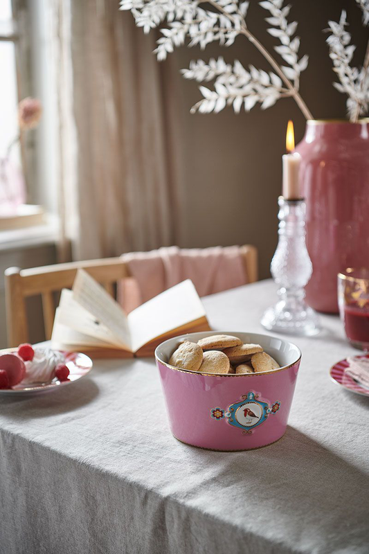 A pip love birds bowl pink, , medium-null