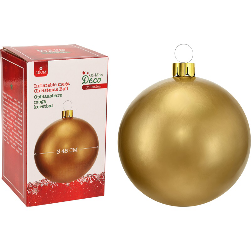 Christmas ball inflatable 45cm - gold, , medium-null