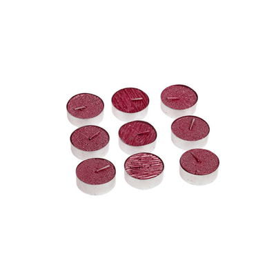Christmas candles reso 9pcs red, Red, medium