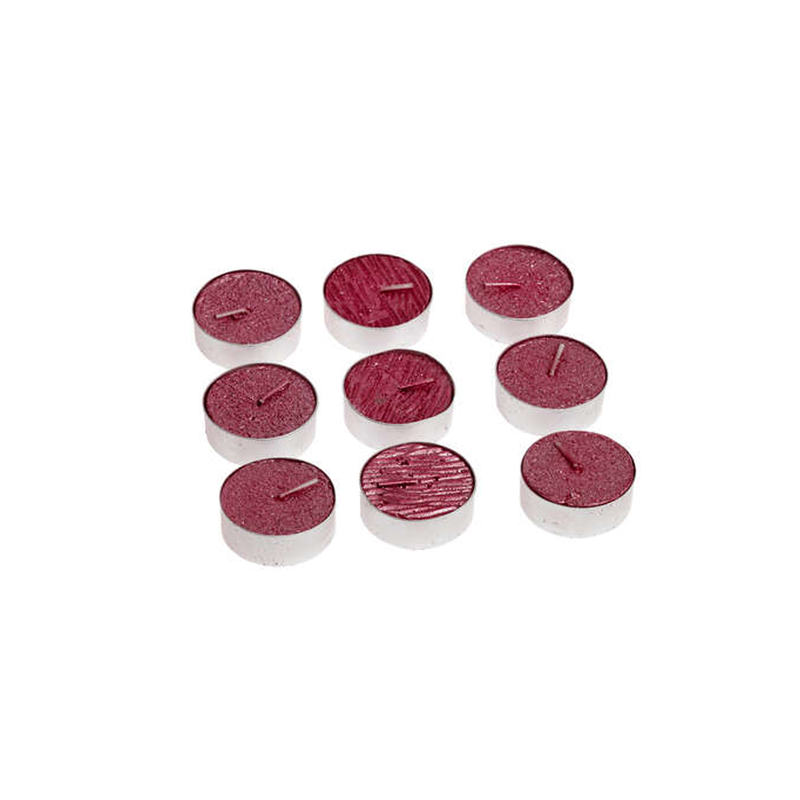 Christmas candles reso 9pcs silver-null