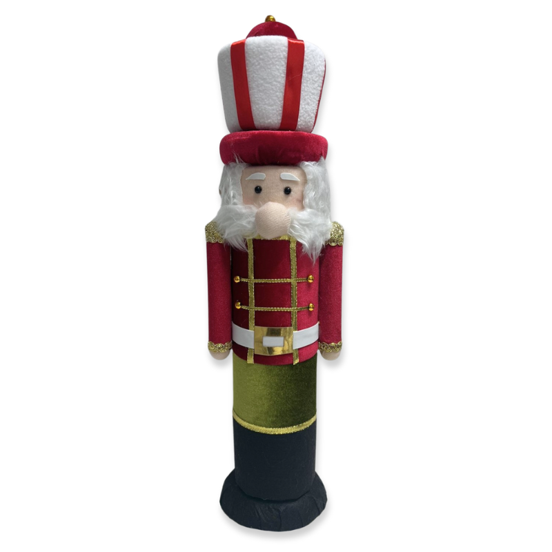 Product image: Xmas velvet nutcracker 13x10x46cm-null