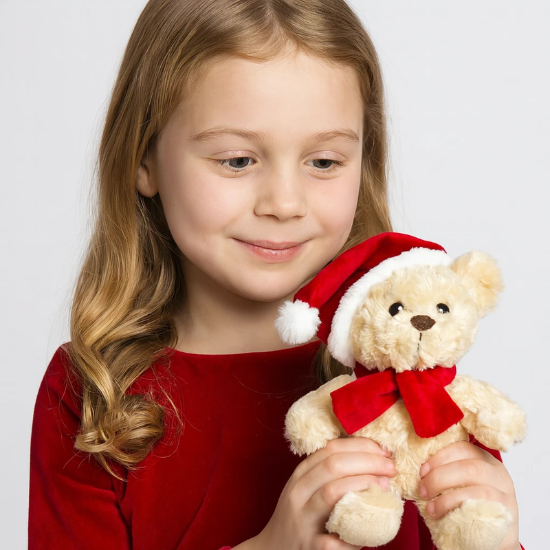 Christmas plush teddy bear 15cm, , medium-null