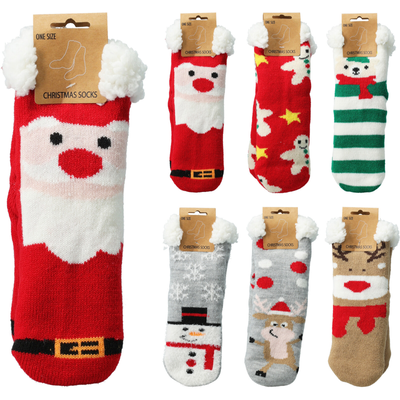 Christmas socks - assorted designs, , medium