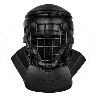 Benlee artificial leather full face head guard "defend"black, , medium
