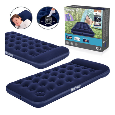 Bestway Air mattress twin built-in foot pump, , medium