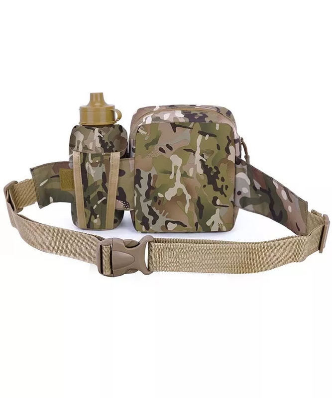 Kombat pioneer waist bag & bottle - black-null