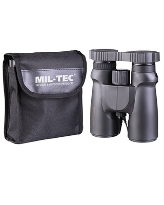 Mil tec binocular 8x42, Black, medium