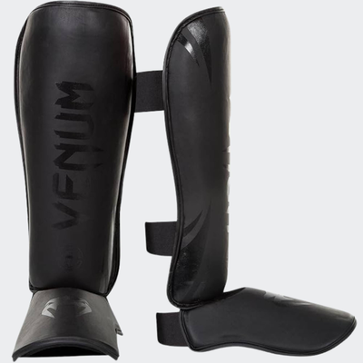 Challenger standup shin guards, Black, medium