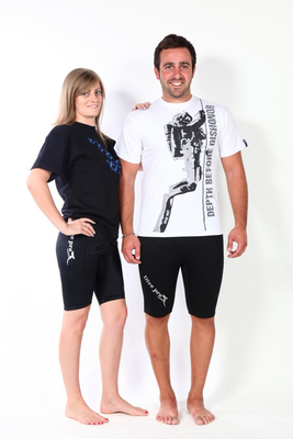 Dive pro lycra short pants uv protection - xxl, , medium