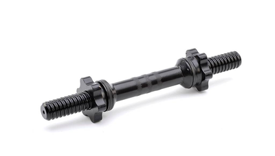 Dumbell bar w/slc (25mm) black, Black, medium