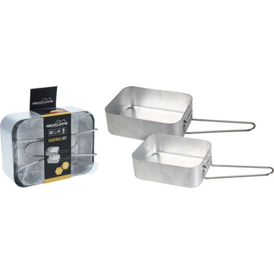Casserole set of 2 - aluminium, , medium