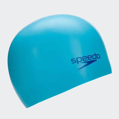 Plain moud silcon cap, Blue, medium