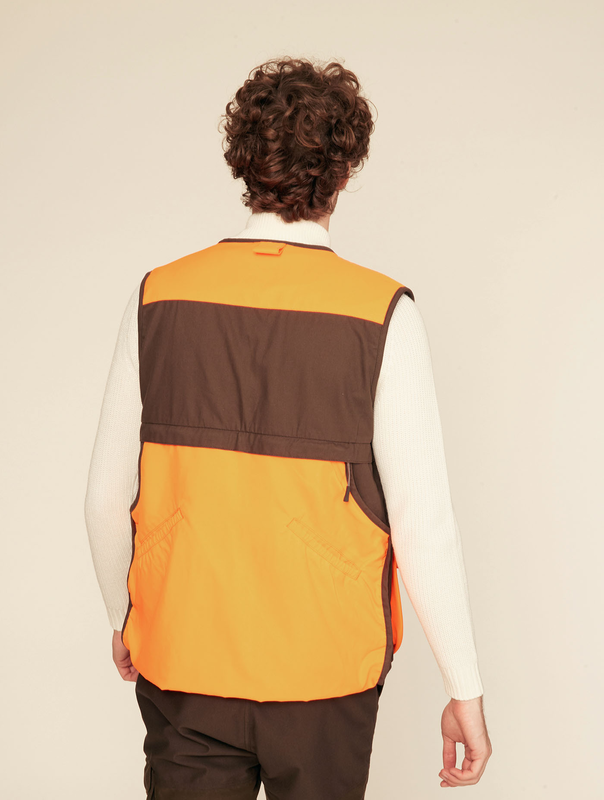 Aigle vest adirondack bronze/orange - medium-null
