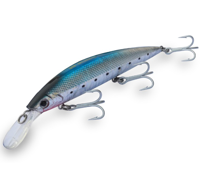 Dtd ballistic 110 minnow (size: 110mm, weight: 35gr, color: transparent blue), , medium-null