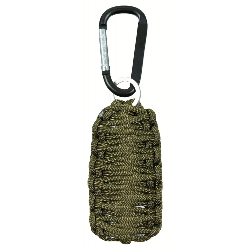 Mfh survival kit, parachute cord, black/od green - 2-null