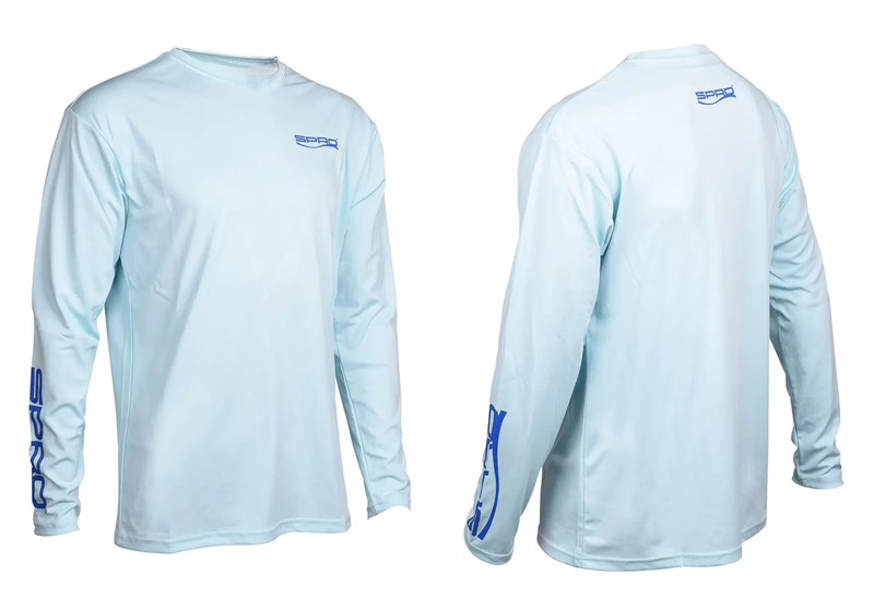 Spro performance ls shirt uv-prot l-blue - large-null