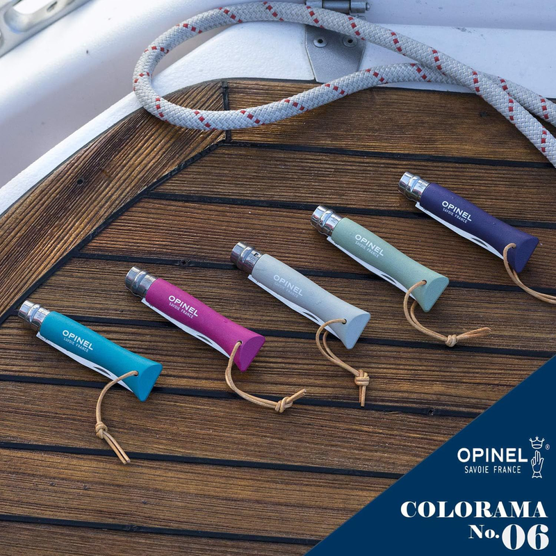 Opinel knife baroudeur inox n.06 - purple-null