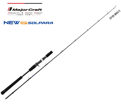 Major craft new solpara jigging rod jk-b60/4 (length: 1.83mt, lure: 150-260gr), , medium