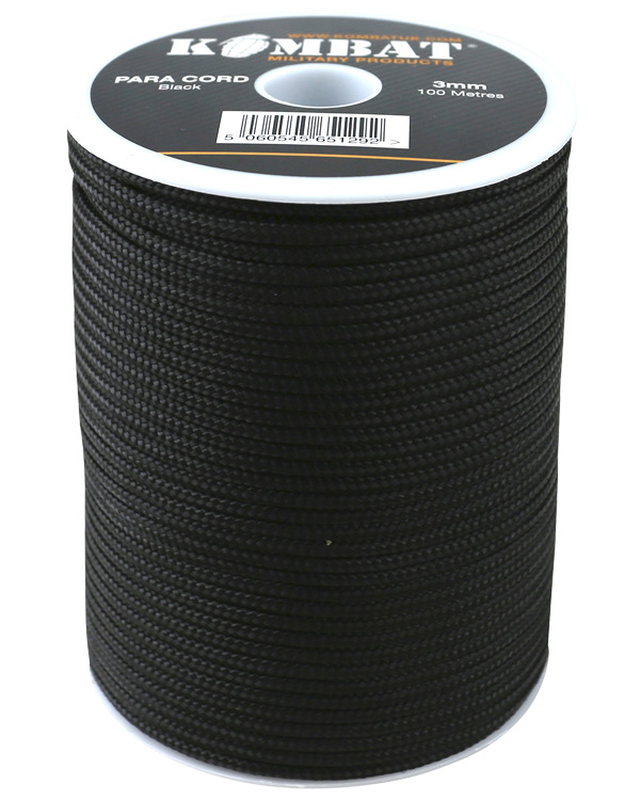 Kombat paracord - 100m reel - coyote/olive green/black/btp - 3-null