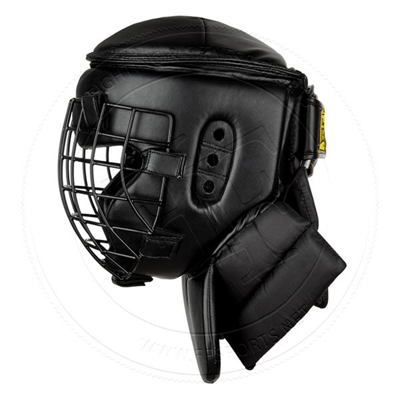 Benlee artificial leather full face head guard "defend"black, , medium-null