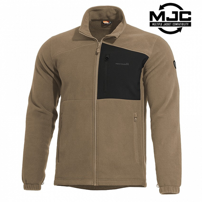 Pentagon athos fleece jacket black xl, Black, medium
