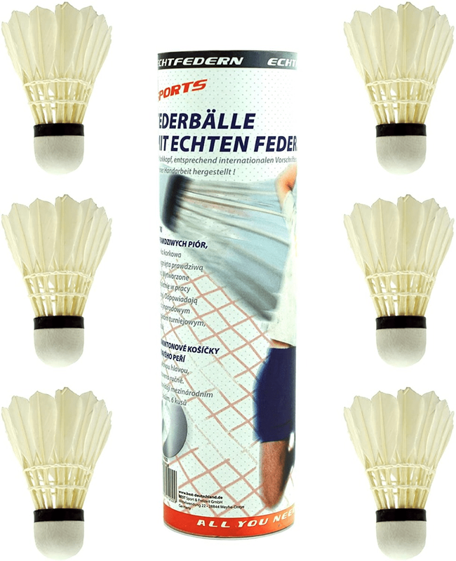 Best sporting 6-piece tournament shuttle cocks -white, , medium-null