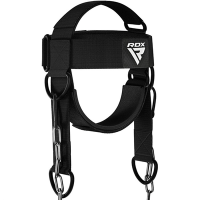 Rdx gym head harness h2 black, , medium