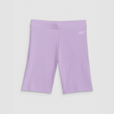 4f ribbed cycling leggings - violet 51s, , medium