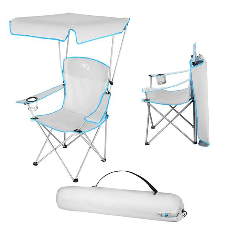 Nils camp hiking chair nc3087 grey, , medium-null