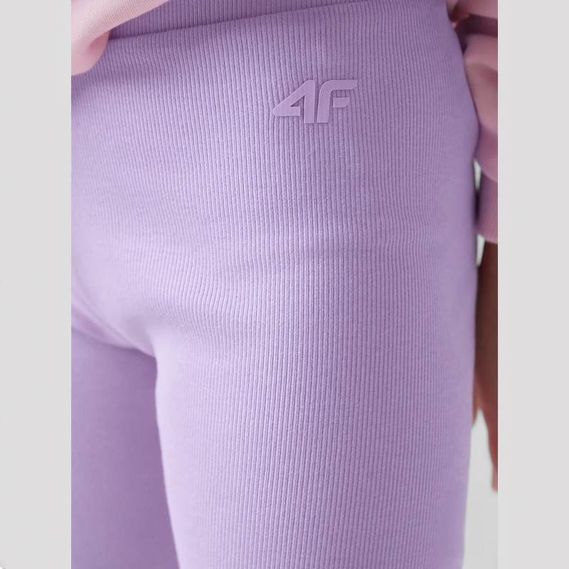 4f ribbed cycling leggings - violet 51s-null