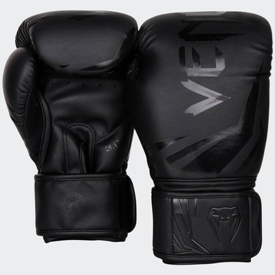 Challenger 3.0 boxing gloves, Black, medium