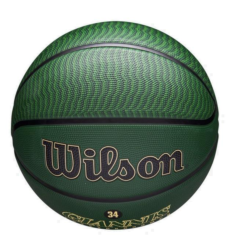 Nba player icon outdoor basketball ball  giannis antetokounpo size 7-null