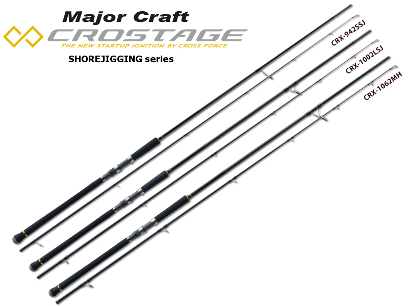 Major craft new crostage shore jigging series crx-942ssj (length: 2.87mt, lure: 15-40 gr), , medium-null