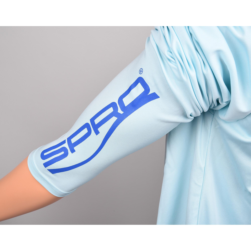 Spro performance ls shirt uv-prot l-blue - large-null