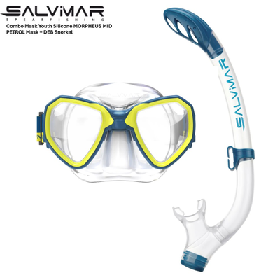 Salvimar mopheus combo set mask(size:medium, color:petrol), , medium