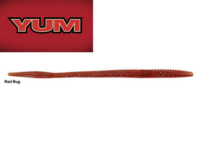 Yum mightee worm (6.5", colour: red bug), , medium