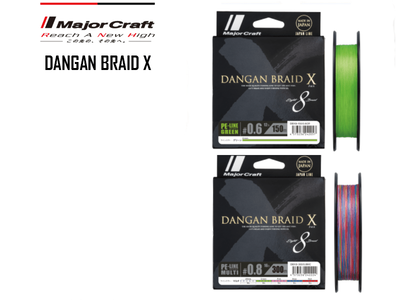 Major craft dangan braid x x8 (p.e: 2, length: 300mt, color: multi color), , medium